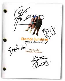 eternal sunshine  signed script