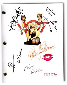 some like it hot  signed script