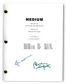 medium suspicions and certainties signed script