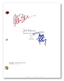 30 Rock Pilot Autographed script