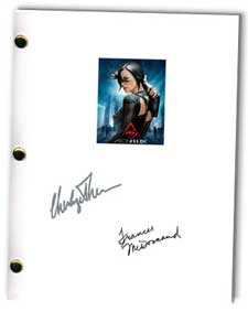 Aeon Flux autographed movie script