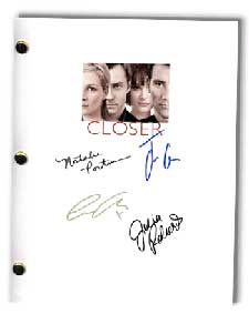 closer 2004 autographed script
