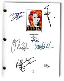 the doors 1991  signed movie script