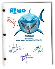 finding nemo signed script