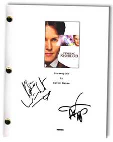 finding neverland  signed script