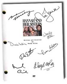 hannah and her sisters signed script