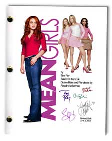 mean girls signed script