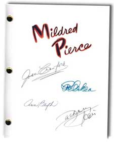 mildred pierce signed script