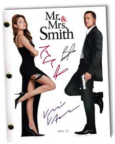 mr and mrs smith signed script