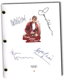 rebel without a cause signed script