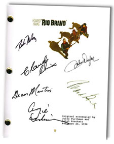 rio bravo signed script