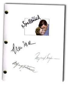 spellbound  signed script