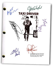 taxi driver signed script