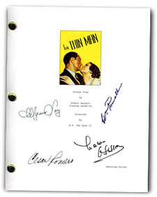 the thin man 1934 signed script