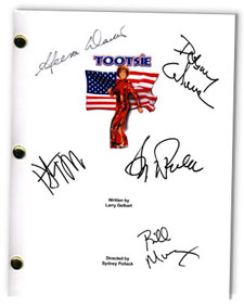 tootsie signed script