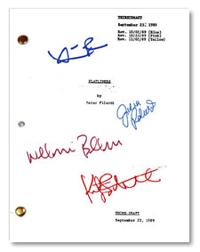 flatliners  signed script