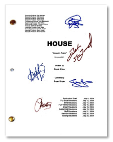 house occam's razor signed script