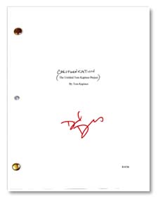 Californication tv script signed
