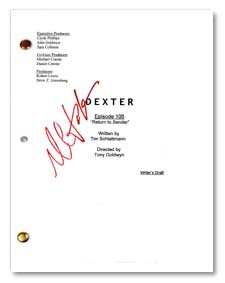 dexter return to sender  signed movie script