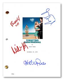 forgetting sarah marshall signed script