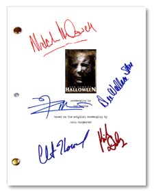 halloween 2007 signed script