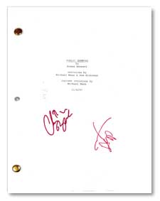 public enemies 2009 signed script