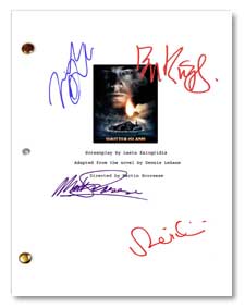 shutter island  signed script