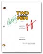 two and a half men signed script