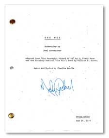the wiz 1978  signed script