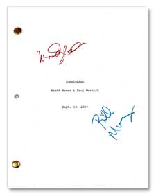 zombieland  signed script